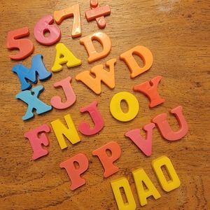 JARU Magnetic Alphabet Letters Lot - 23 Pieces